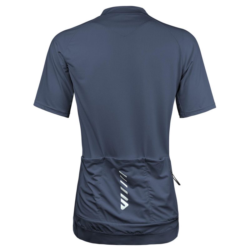 WULIBIKE-gray-blue-half-zip-cycling-jersey-back-view.