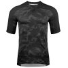 Men-camouflage-Cycling-Jersey-Front-Black