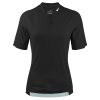 WULIBIKE-black-half-zip-cycling-jersey-front-view.