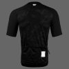 Men-camouflage-Cycling-Jersey-reflective-Black