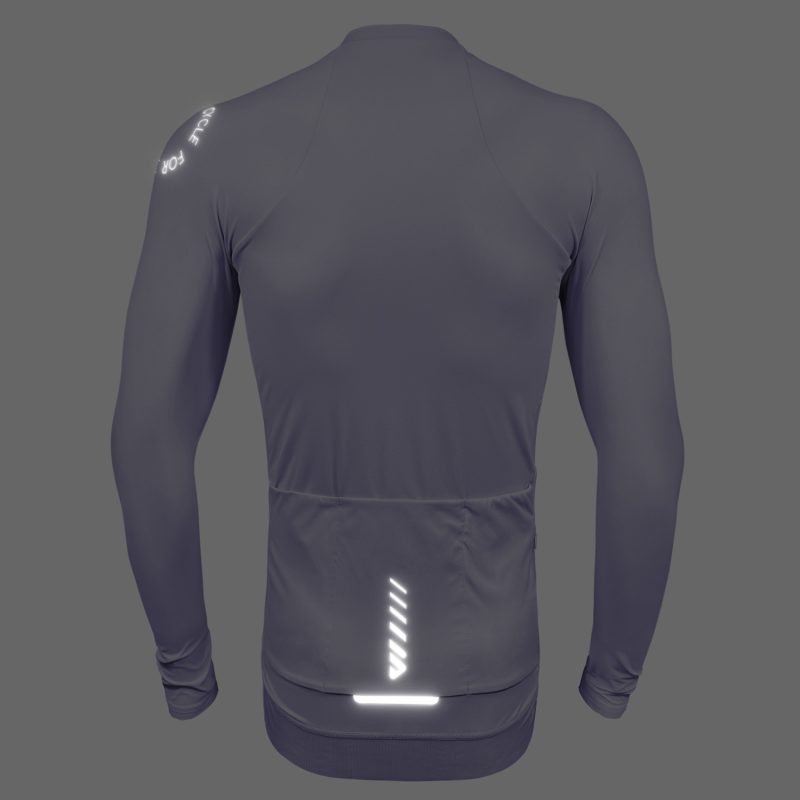 Men's Adventure Long Sleeve Jersey Purple - Image 5