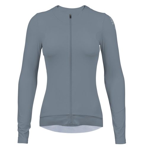 Women Thick Long Sleeve Jersey Grey