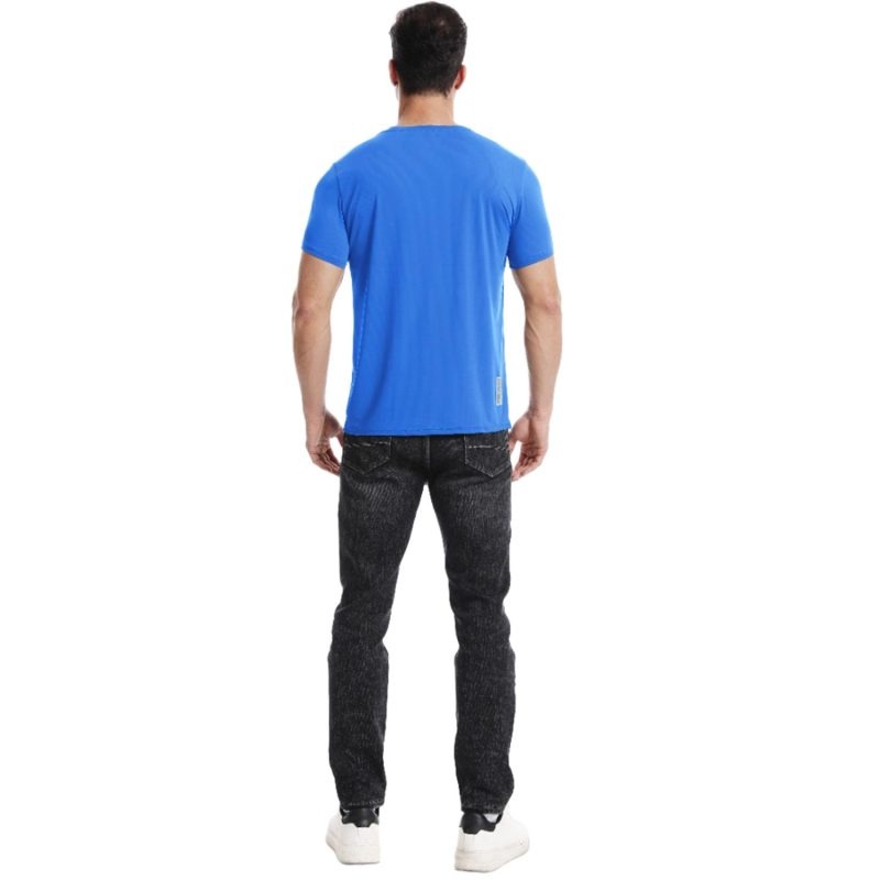 men-sports-t-shirts-Blue