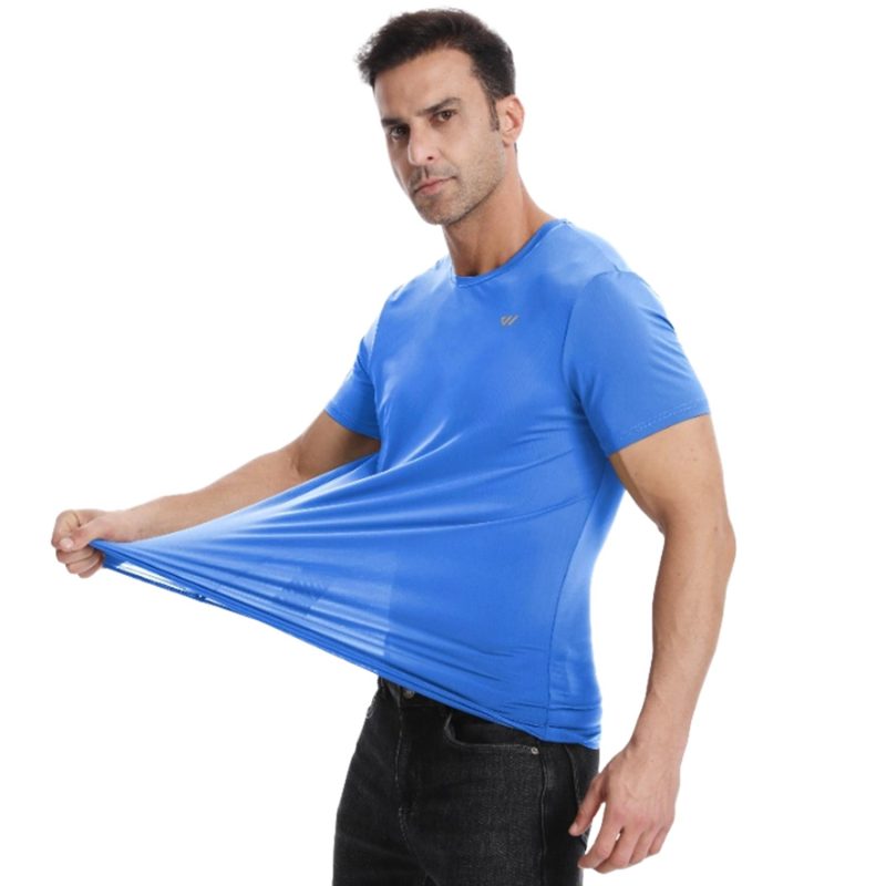 men-sports-t-shirts-Blue