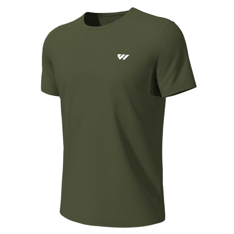 men-sports-t-shirts-olive-green