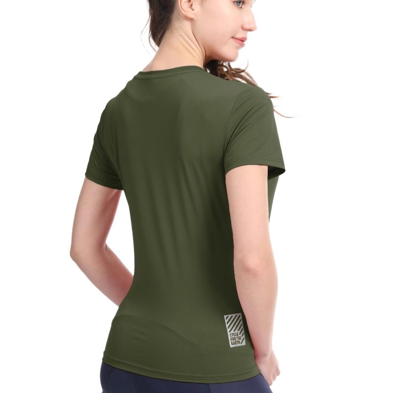 women-sports-t-shirts-olive-green