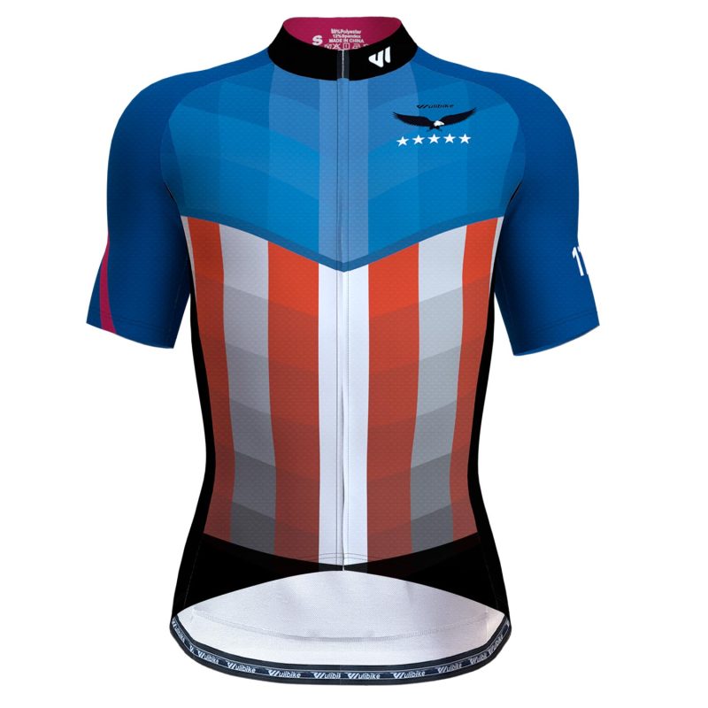 USA Patriot Flag Cycling Jersey - Image 3