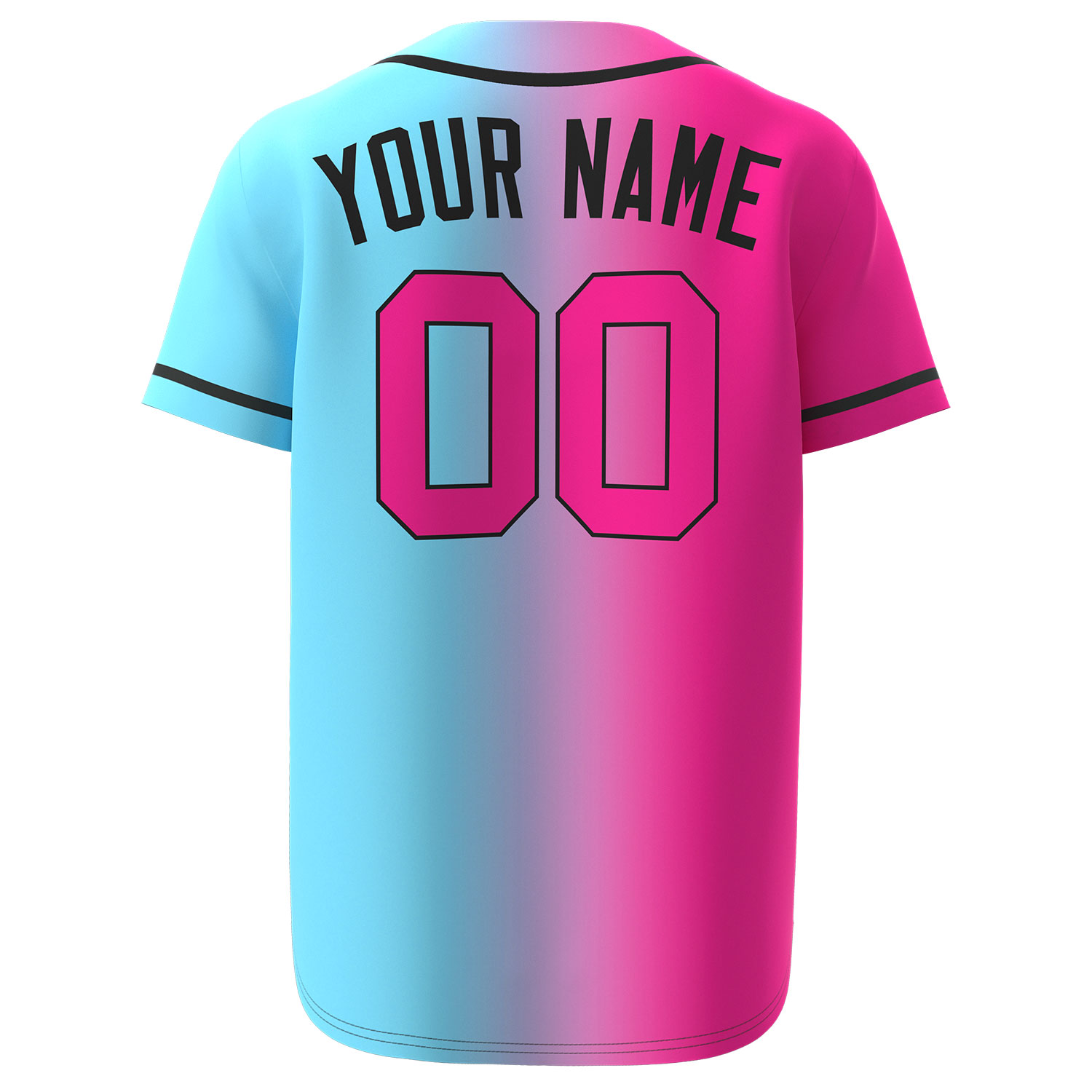 Custom Baseball Jersey Red-Blue - Image 2