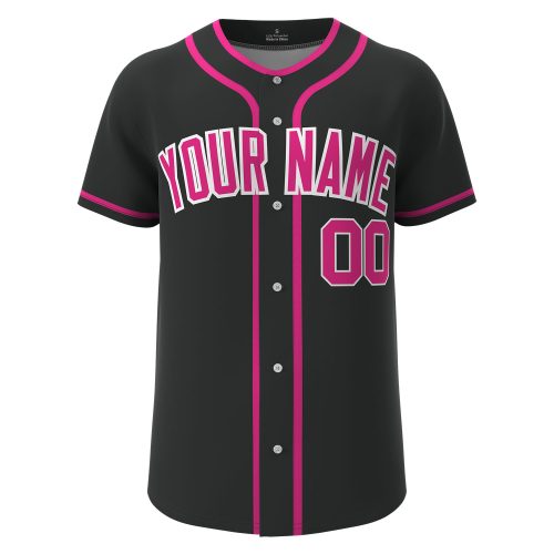 Custom Baseball Jersey Black