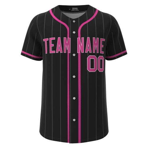 Custom Baseball Jersey Black