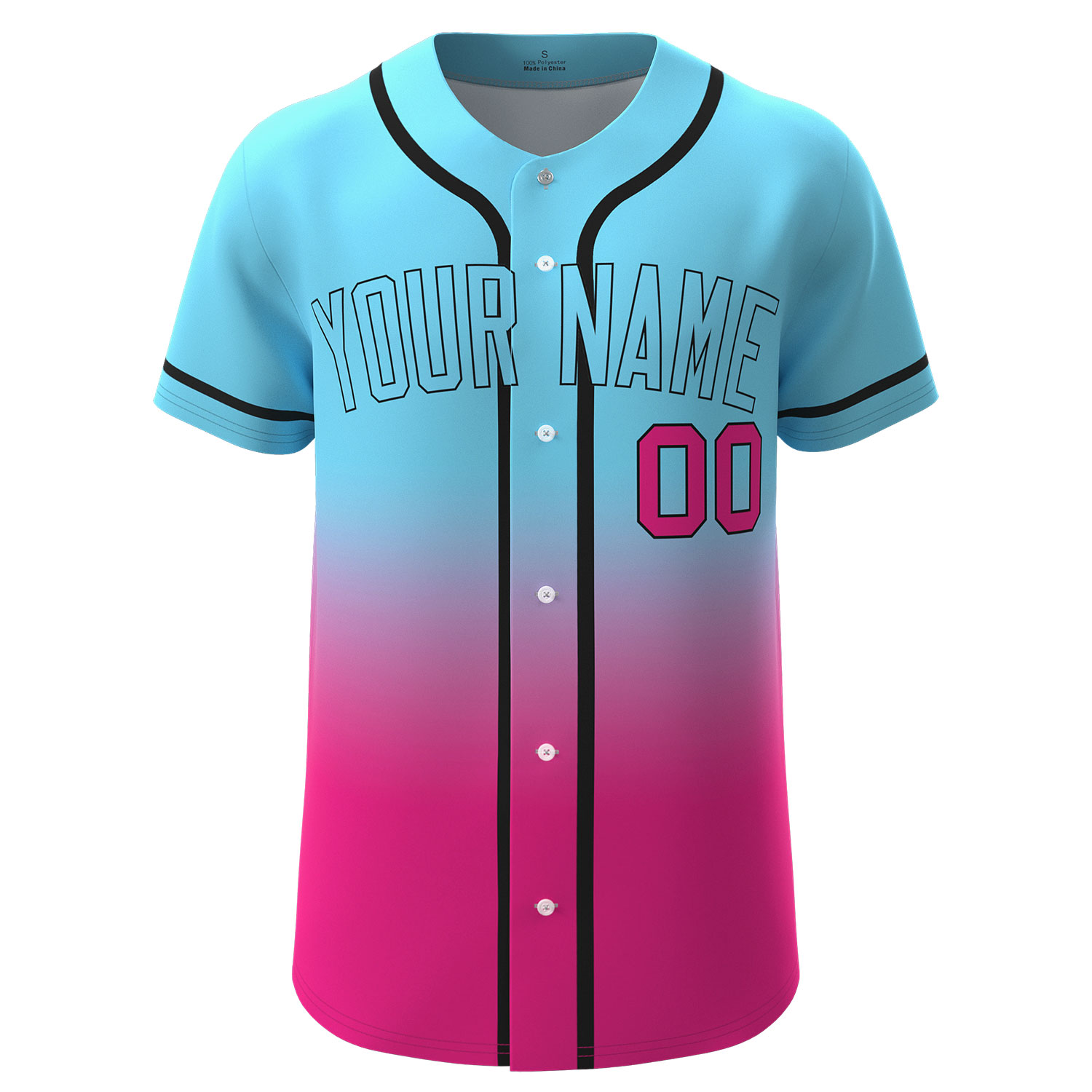 Custom Baseball Jersey Blue-Red