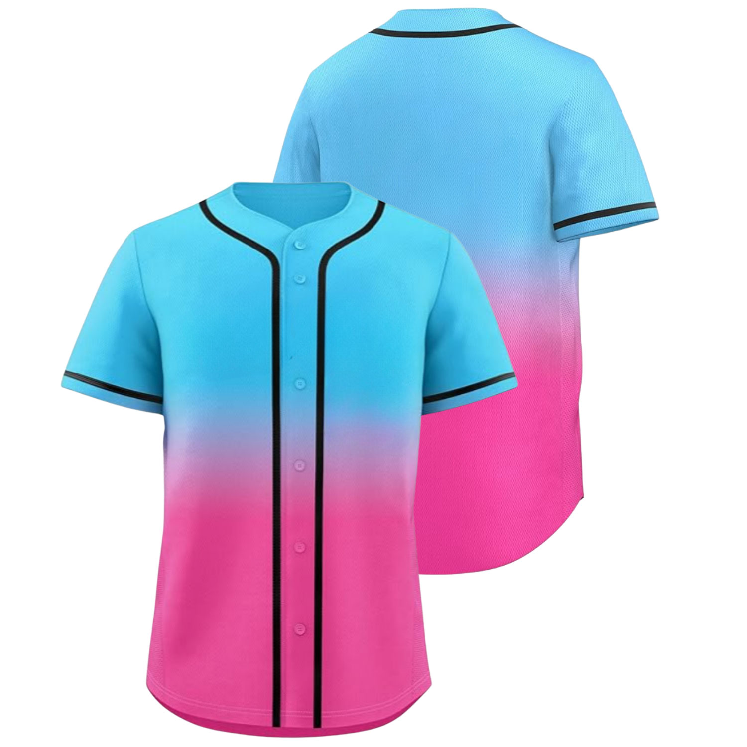Custom Baseball Jersey Blue-Red - Image 5
