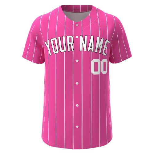 Custom Baseball Jersey Pink
