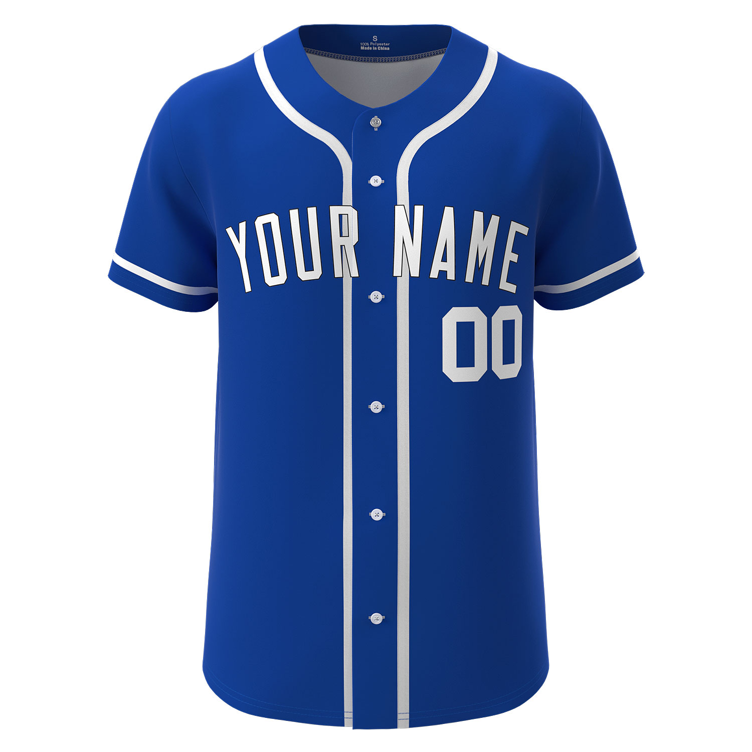 Custom Baseball Jersey Blue