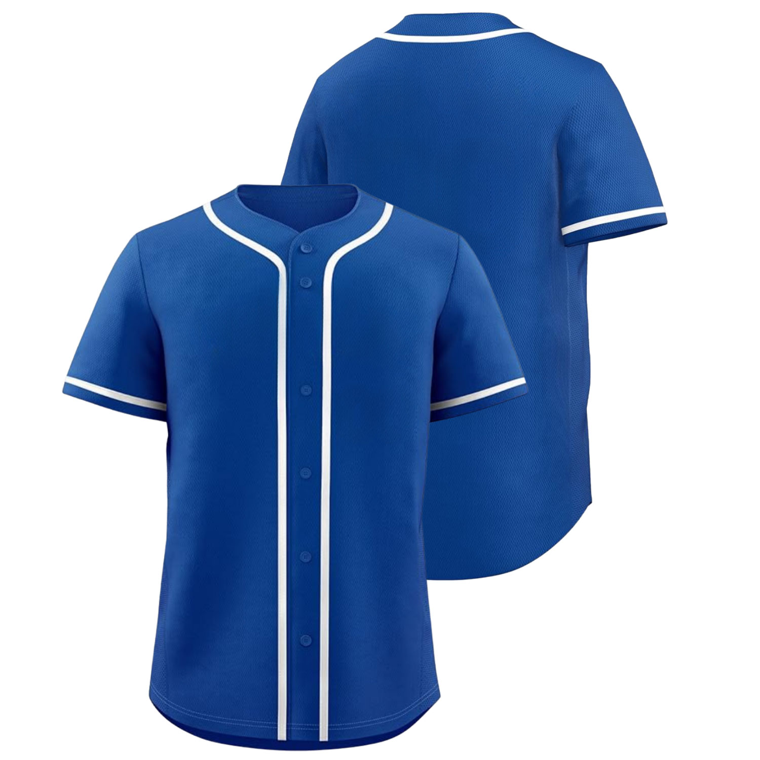 Custom Baseball Jersey Blue - Image 5