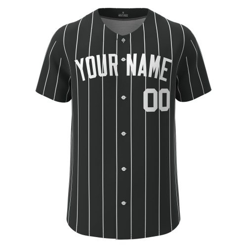 Custom Baseball Jersey Black