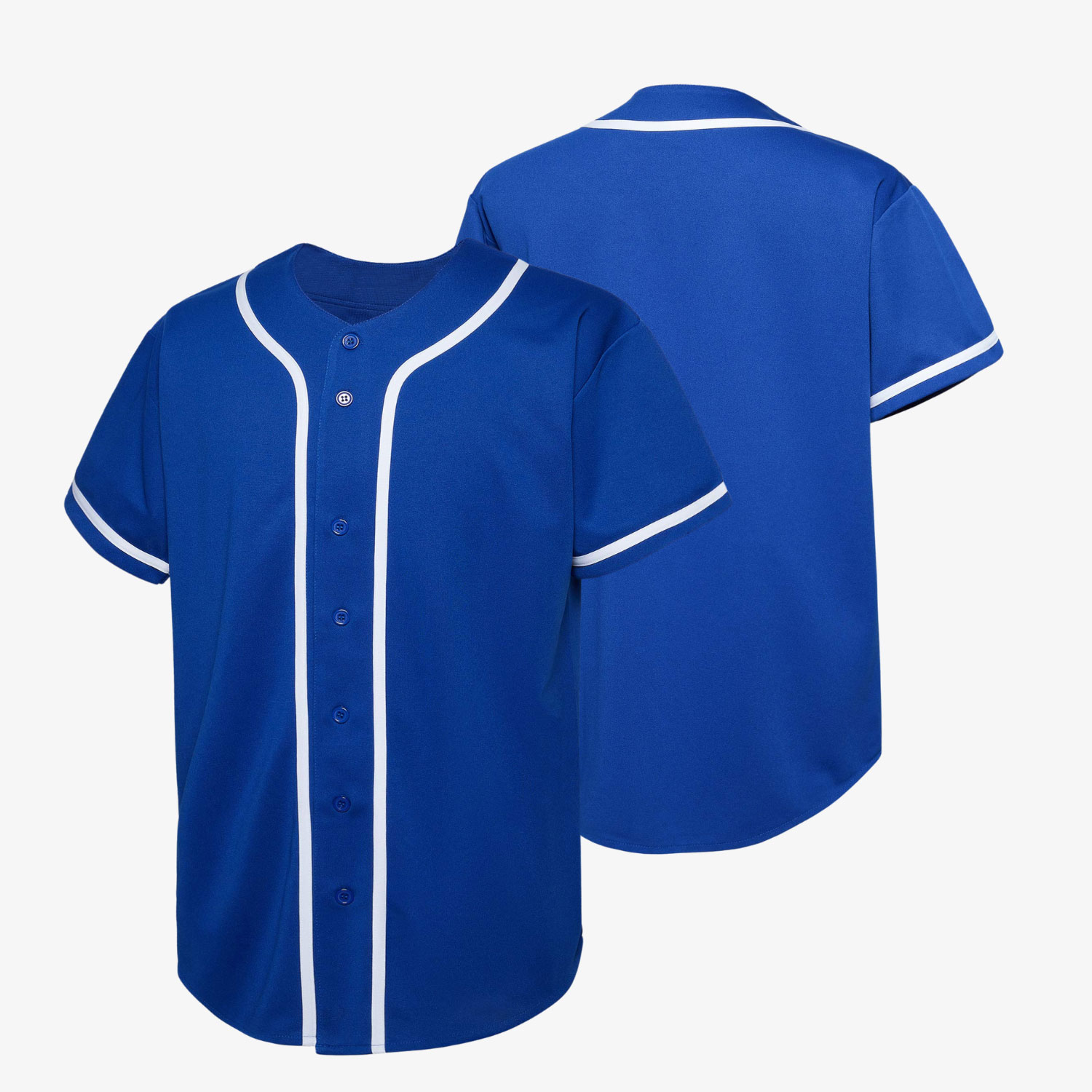 Custom Baseball Jersey Blue - Image 5