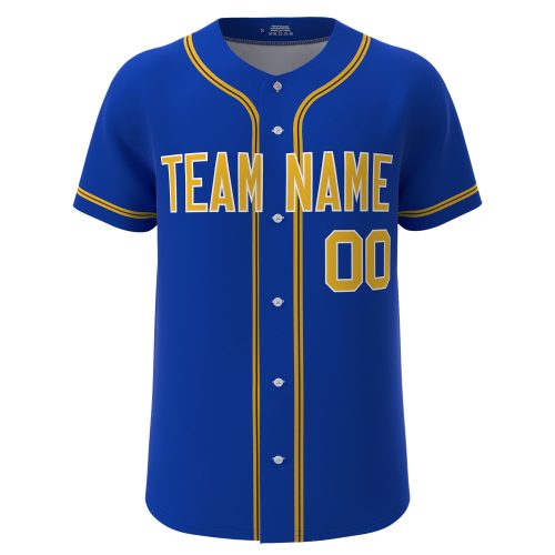 Custom Baseball Jersey Blue