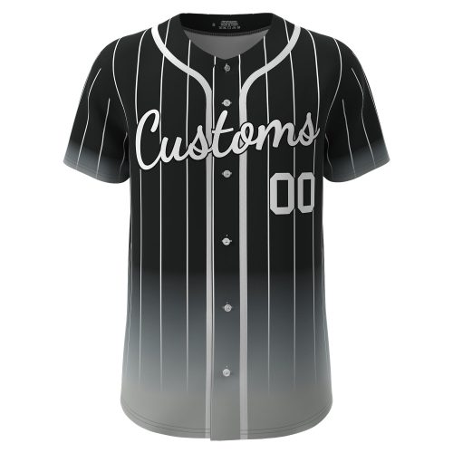 Custom Baseball Jersey Black