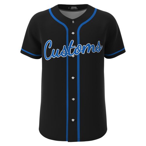 Custom Baseball Jersey BLack