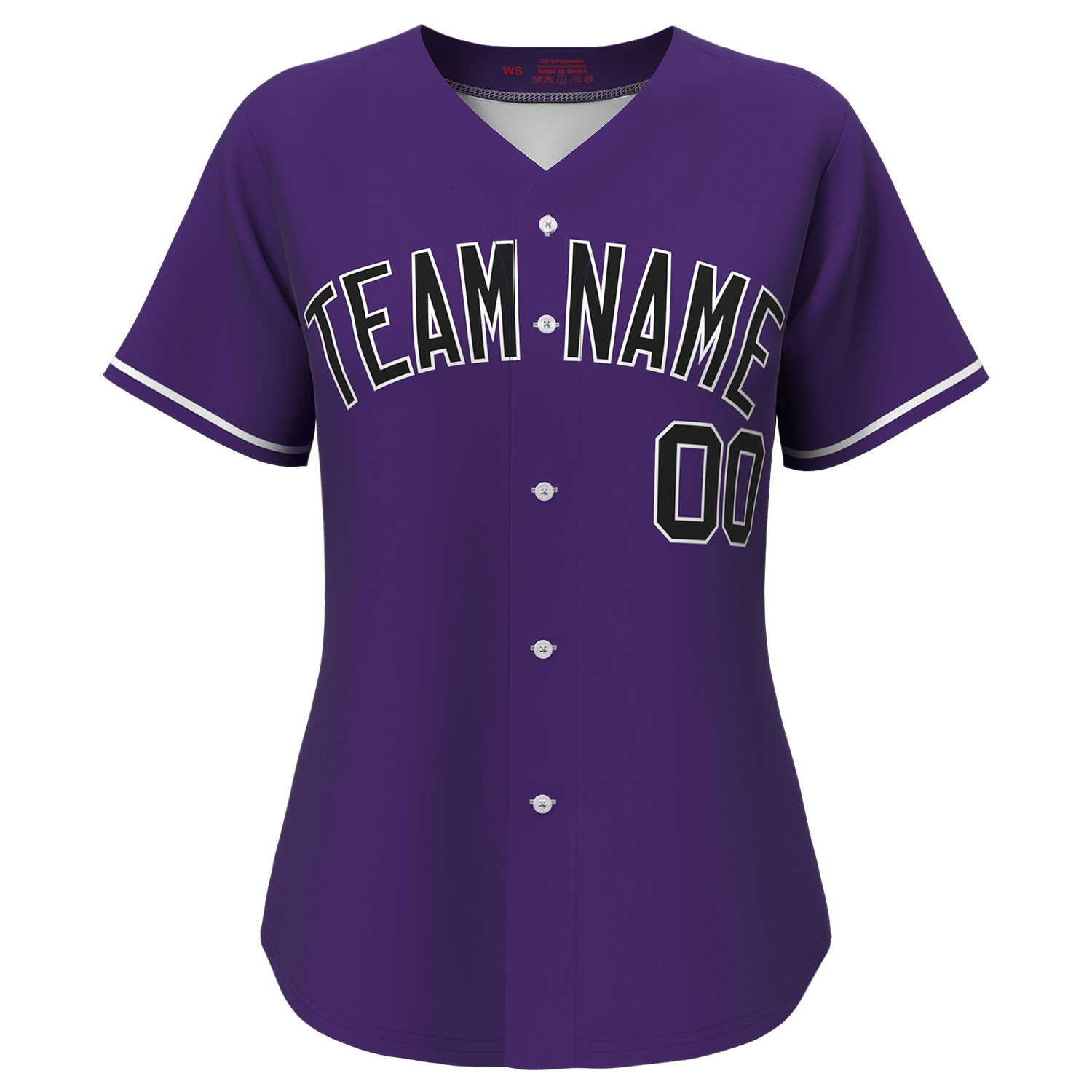 Custom Baseball Jersey Purple