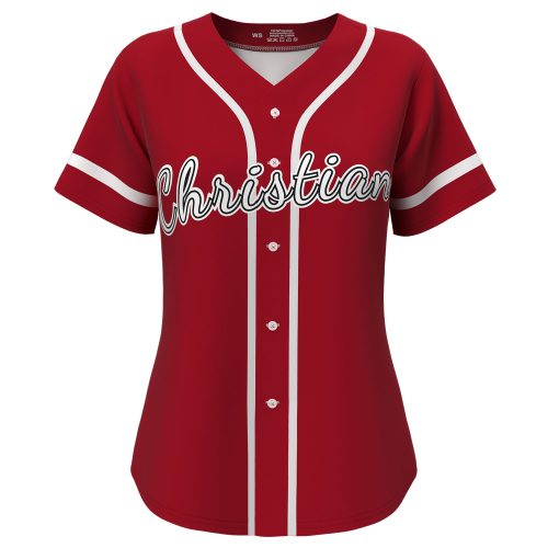 Custom Baseball Jersey Red
