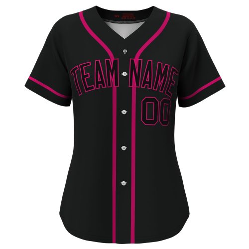Custom Baseball Jersey Black