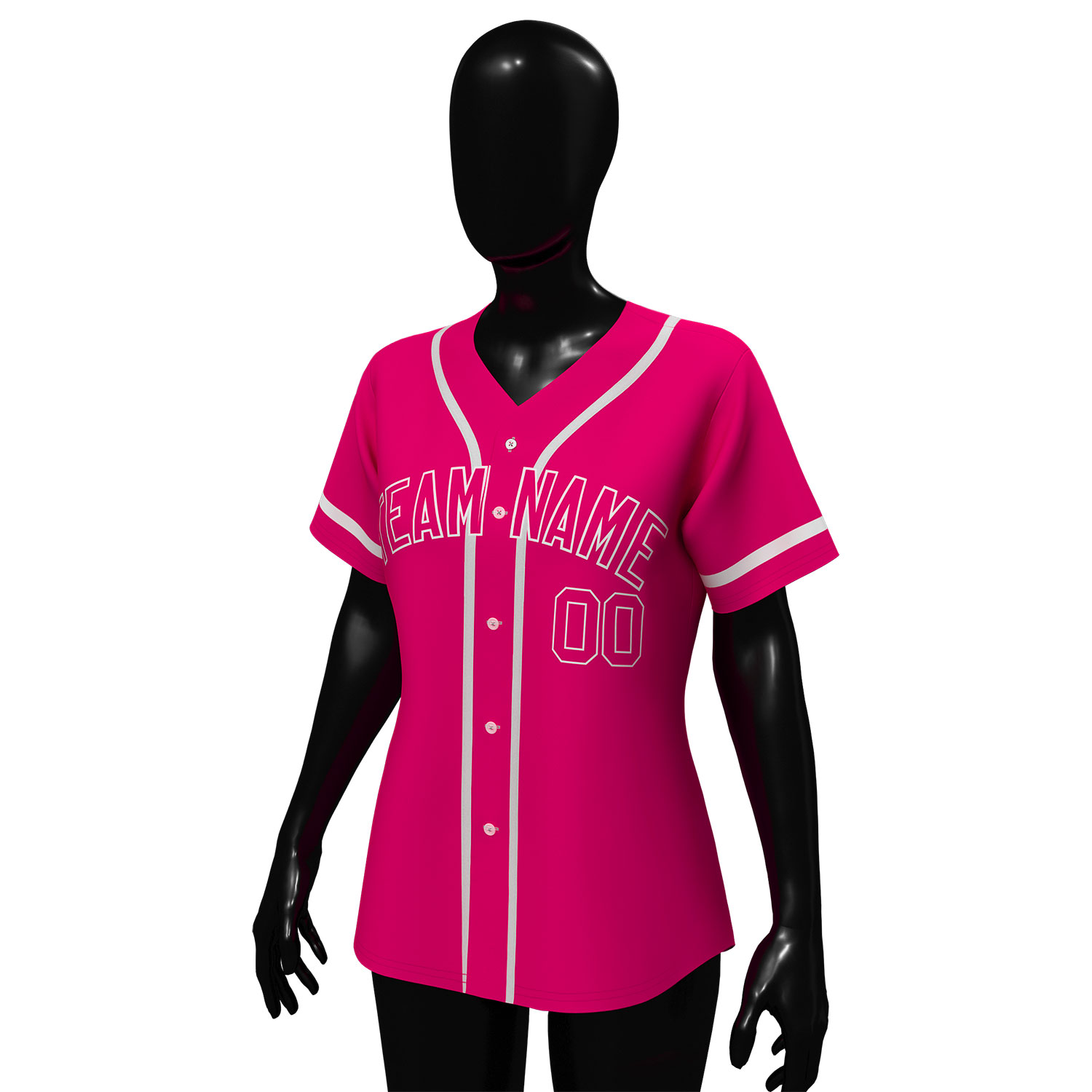 Custom Baseball Jersey Red - Image 3