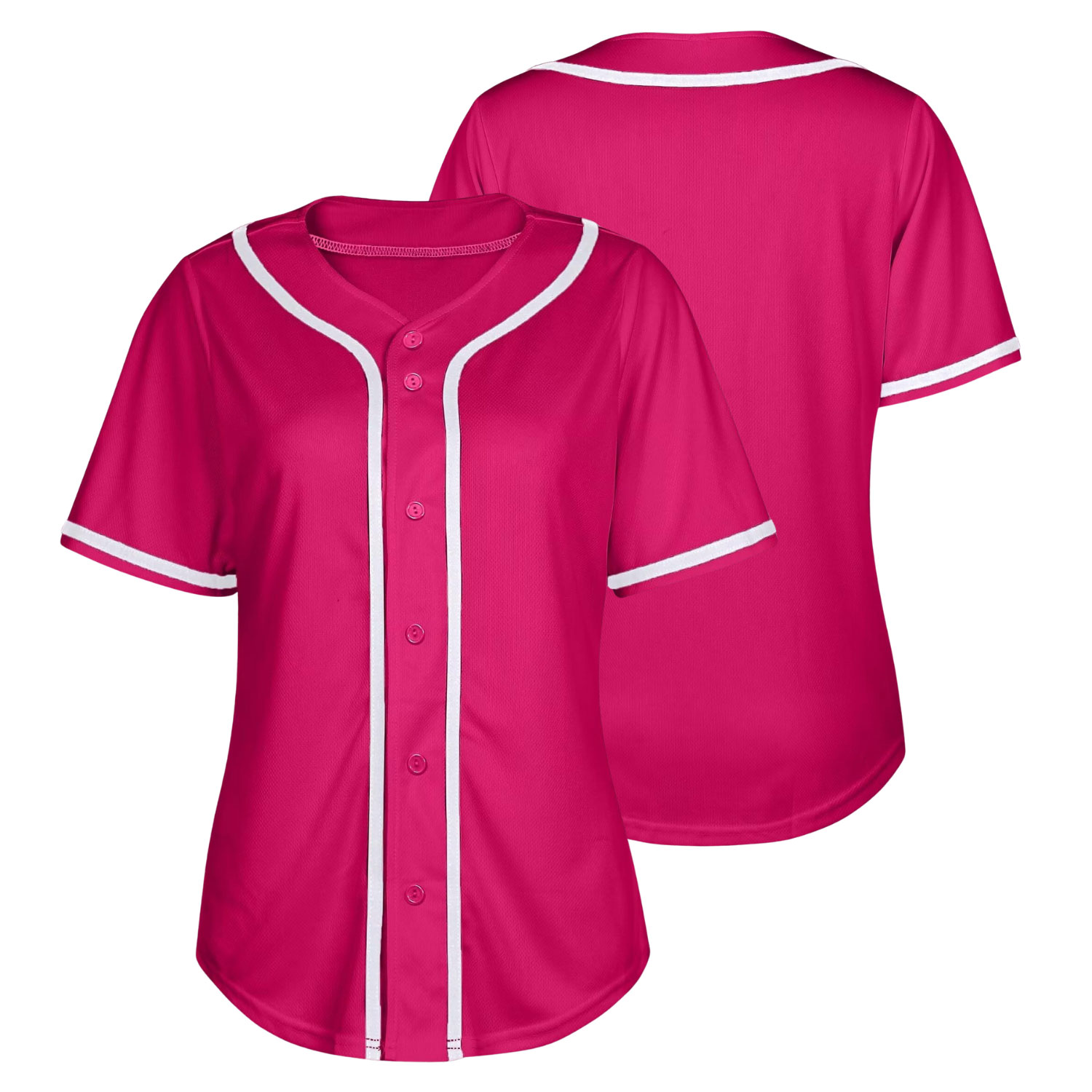 Custom Baseball Jersey Red - Image 5