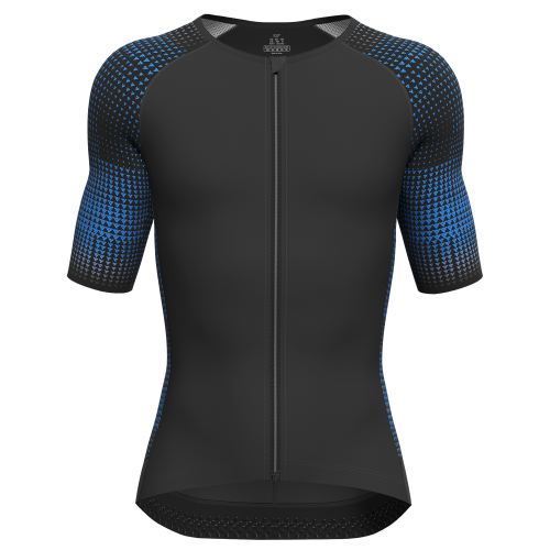 wulibike-tri-shirt-for-men-black-short-sleeve-front