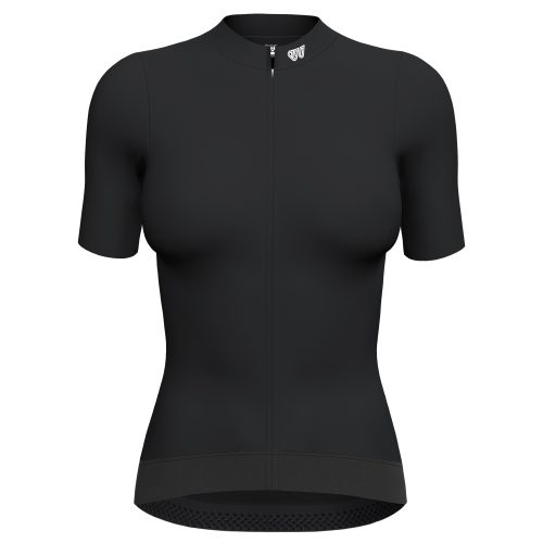 Women Cycling Jersey CarbonBlack