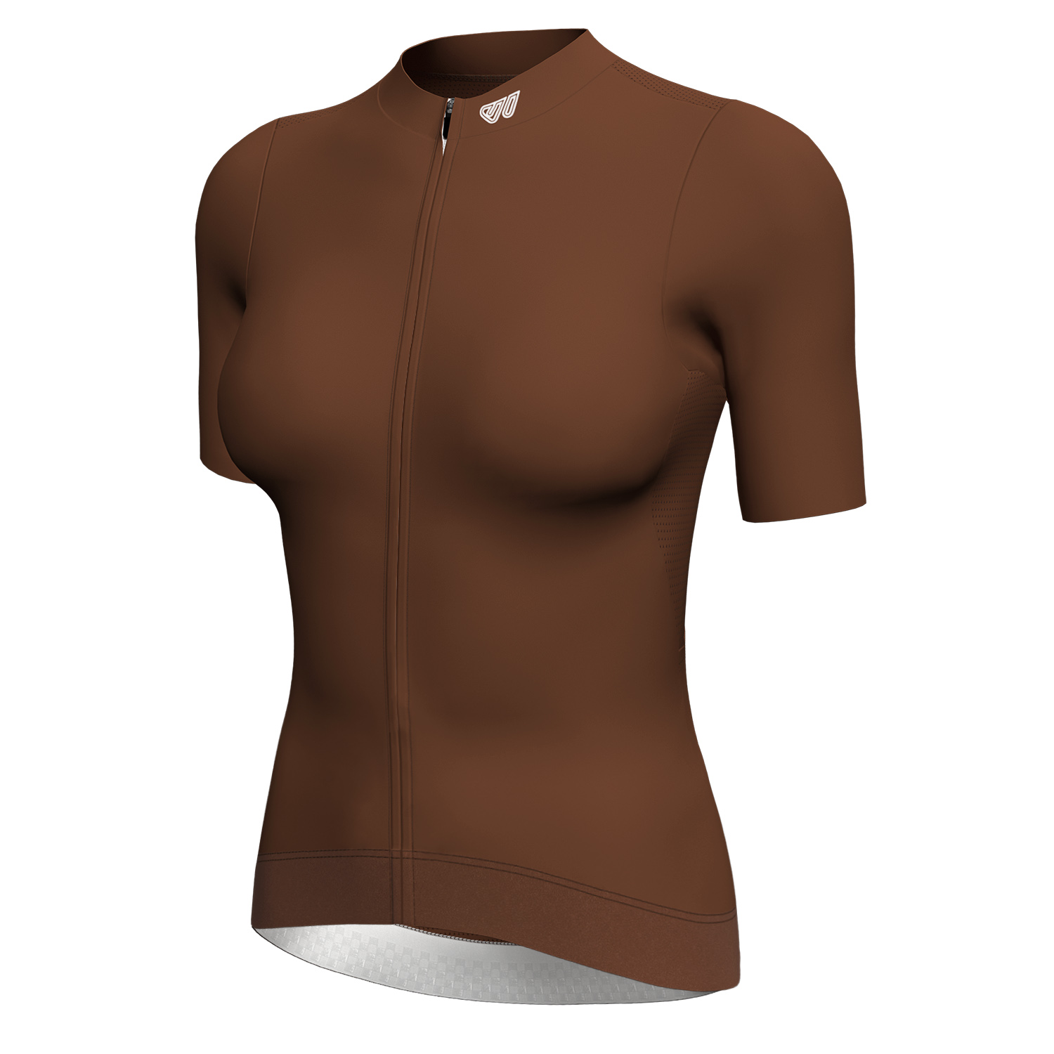 Women Cycling Jersey EarthBrown - Image 2
