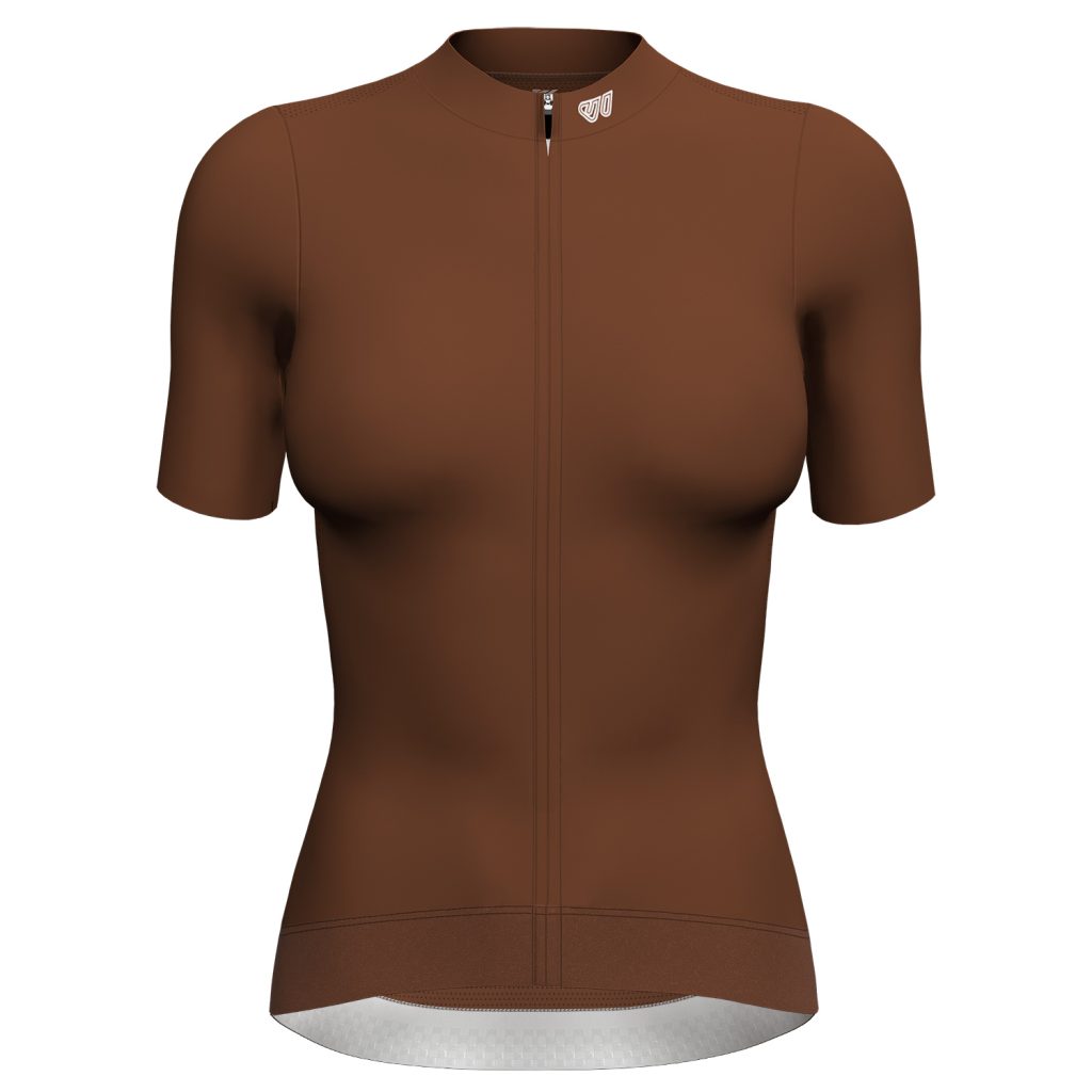 Women Cycling Jersey EarthBrown